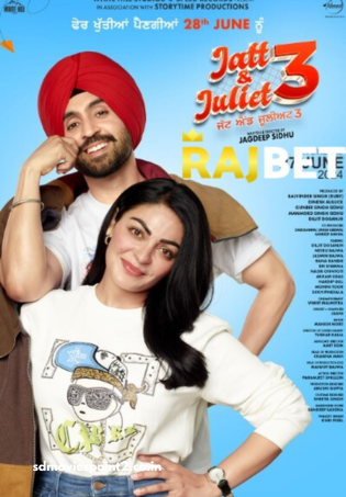 Jatt And Juliet 3 2024 Full Movie Download Free Camrip Punjabi